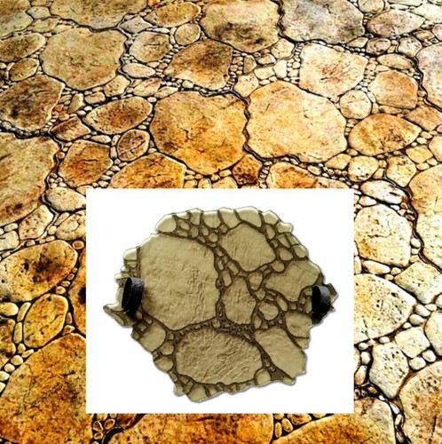 Pebbles slate pattern - 3d,