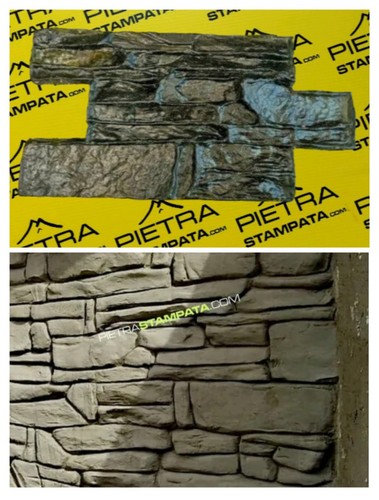 Vertical concrete stamp - concrete,