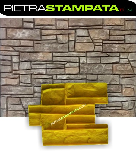 Vertical concrete stamp
