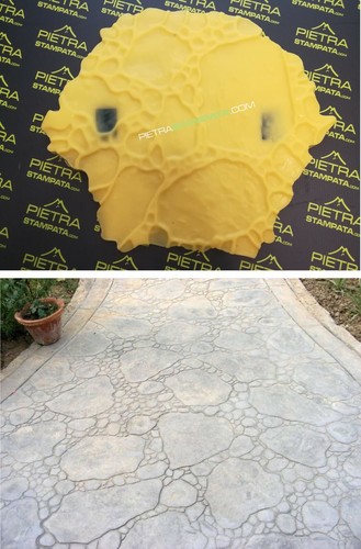 Mold for floor - mold, printed