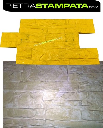 Vertical concrete stamp