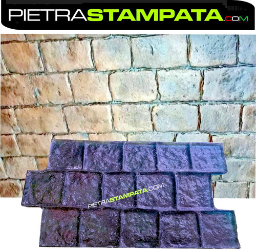 Vertical concrete stamp cement - vertical,