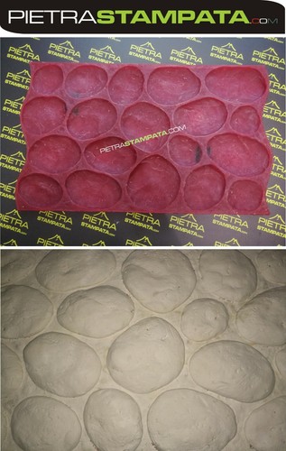 Vertical concrete stamp