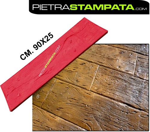 Vertical concrete stamp