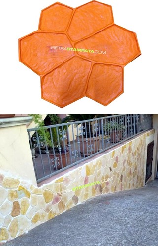 Vertical concrete stamp