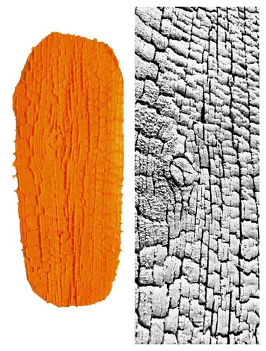 Vertical concrete stamp - concrete,