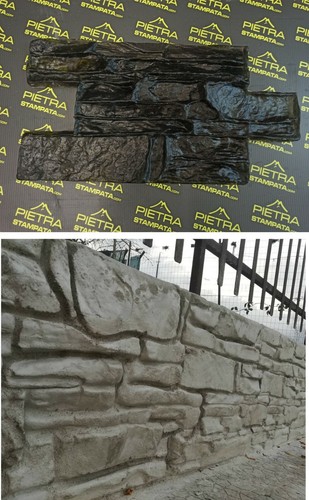 Vertical concrete stamp