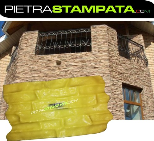 Vertical concrete stamp - concrete,