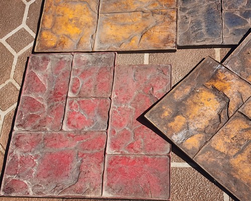 Concrete stamp mats ashler - concrete,