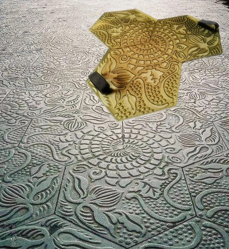Polyurethane mat stamp gaudie - polyurethane,