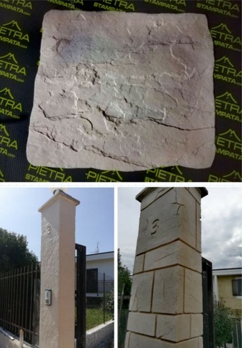Vertical concrete texture mat - texture,